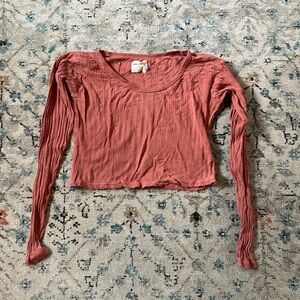 Rudy Jude long sleeved Sissy Top cropped pointelle